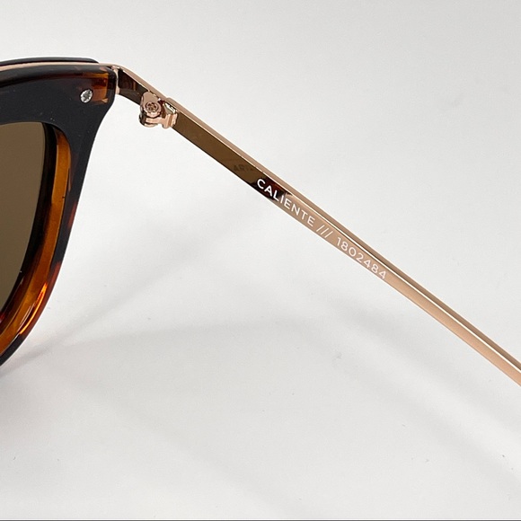 LE SPECS ​​Caliente NEW Tortoise Rose Gold Polarized Sunglasses NEW main image 6